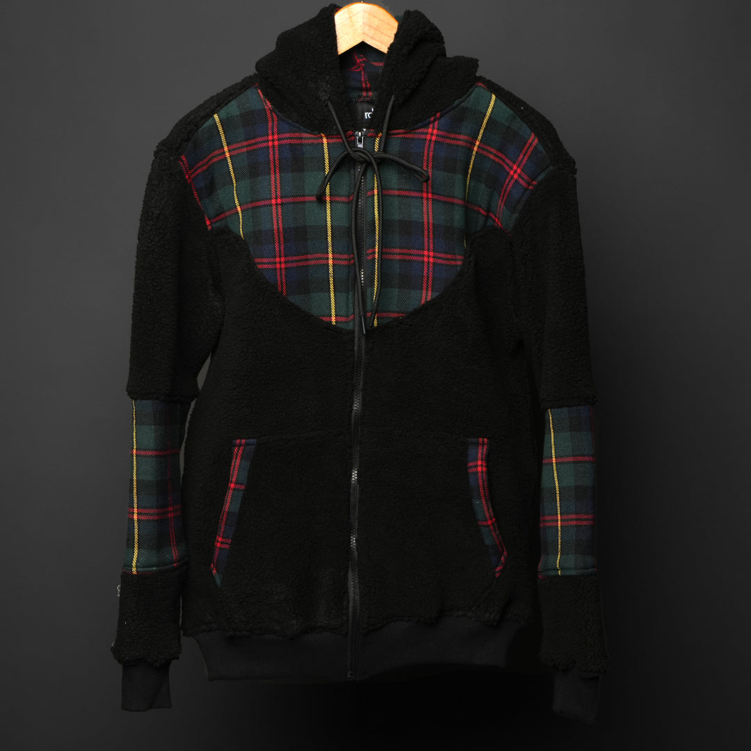 UNISEX FUR Flannel Hoodie #35