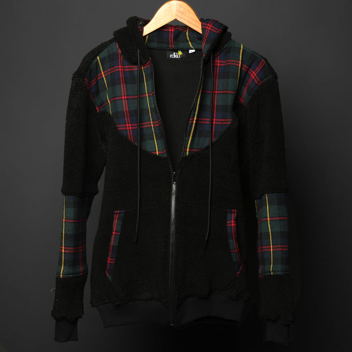 UNISEX FUR Flannel Hoodie #35