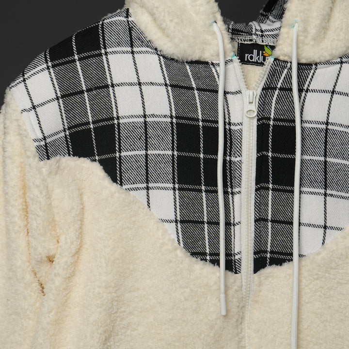 UNISEX FUR Flannel Hoodie #34