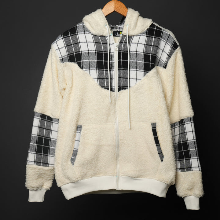 UNISEX FUR Flannel Hoodie #34