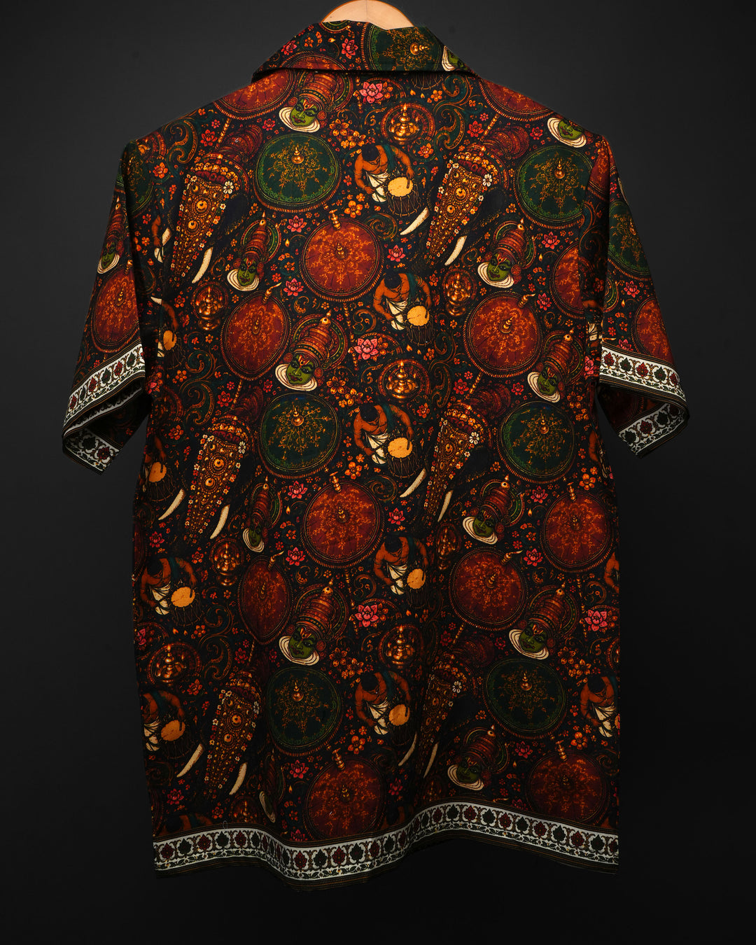 Kathakali * Printed Cuban Collar Shirt #177