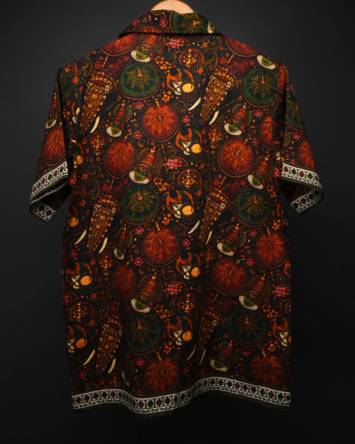 Kathakali * Printed Cuban Collar Shirt #177