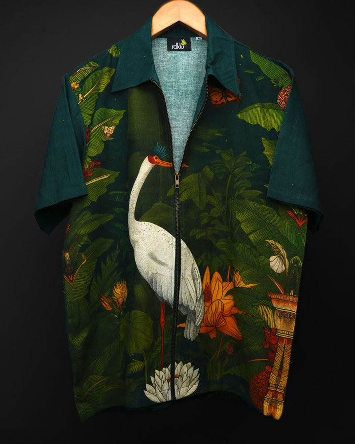 KOKILAM * Printed Zip Shirt