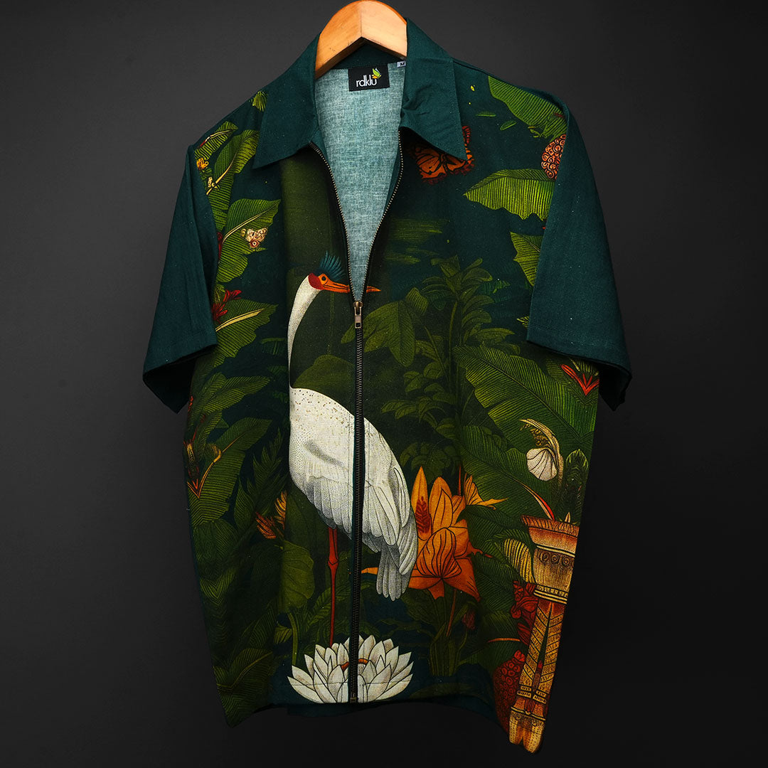 KOKILAM * Printed Zip Shirt