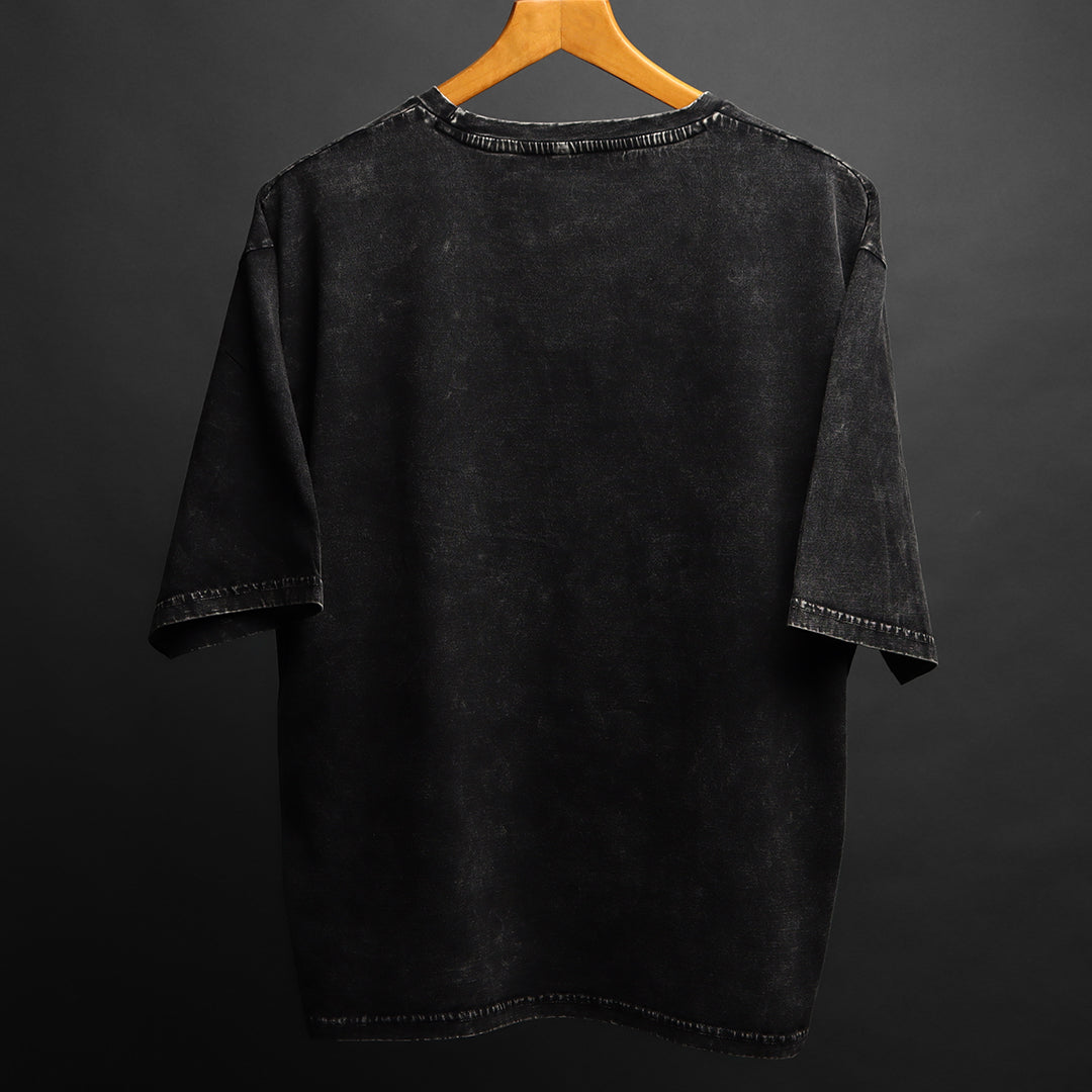 DUALITY * ACID WASH OVER SIZE TEE #42