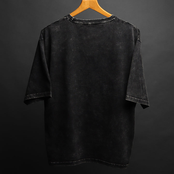 DUALITY * ACID WASH OVER SIZE TEE #42