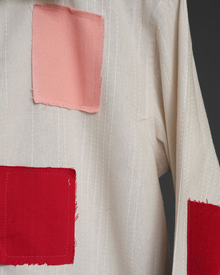 Patchwork Zipper Shirt #169