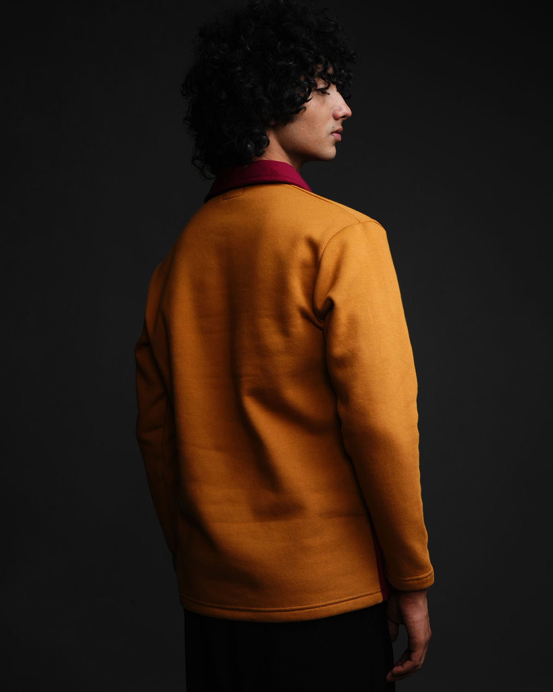 Amber crest* Colourblock  zipper Sweatshirt #17