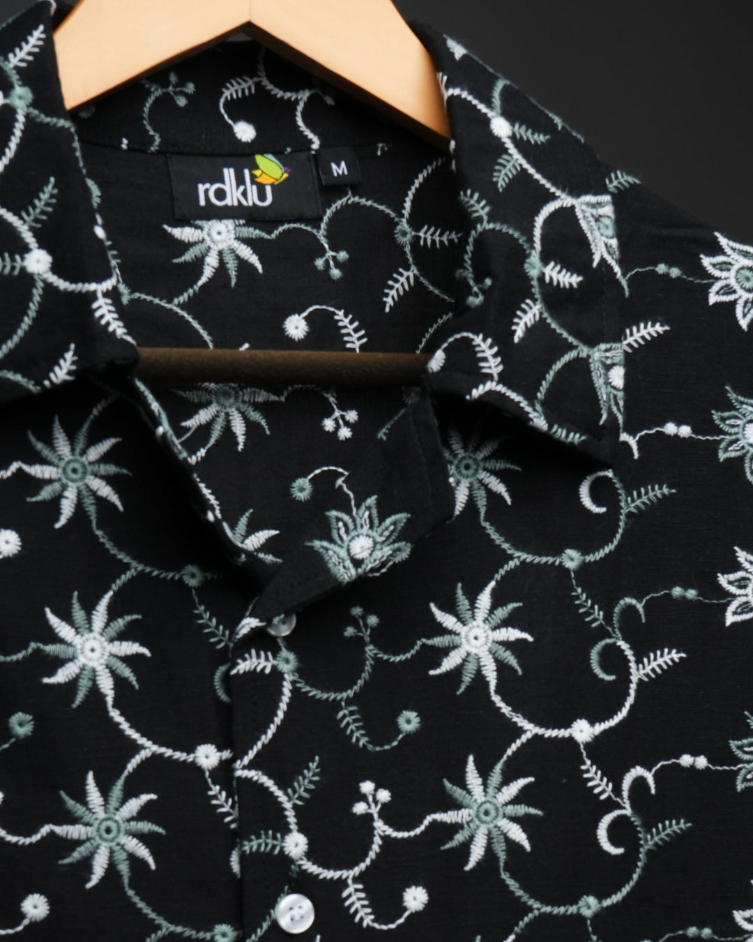 Moonlit Garden * Embroidery Shirt #171