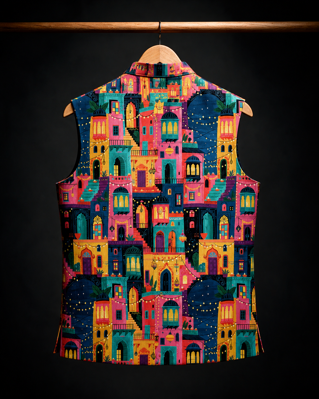 RDKLU Prakash Parv Printed Waistcoat #18
