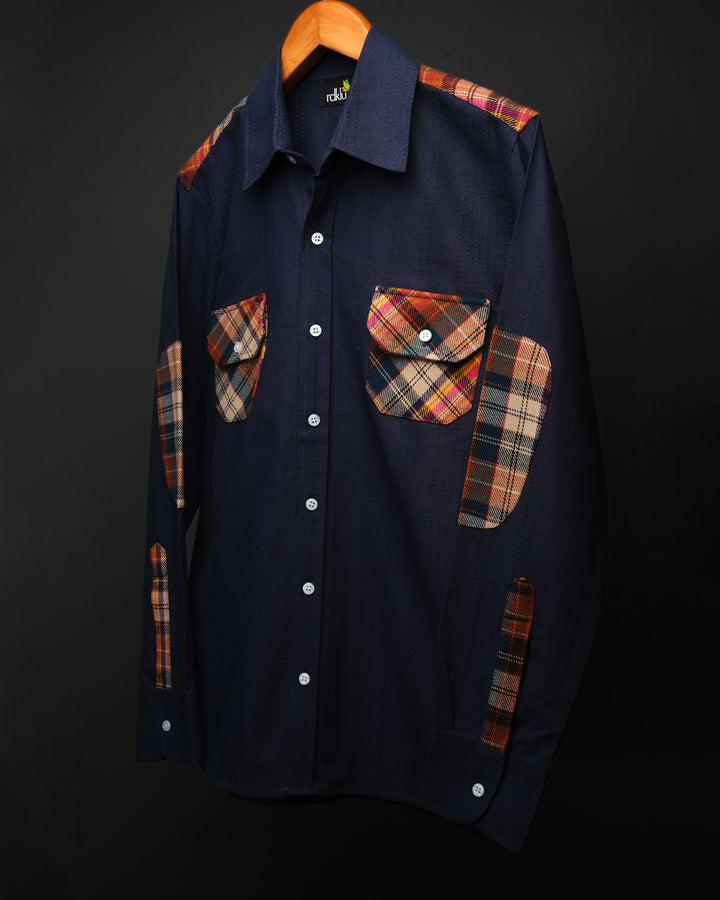 Patchwork Regular Shirt #172