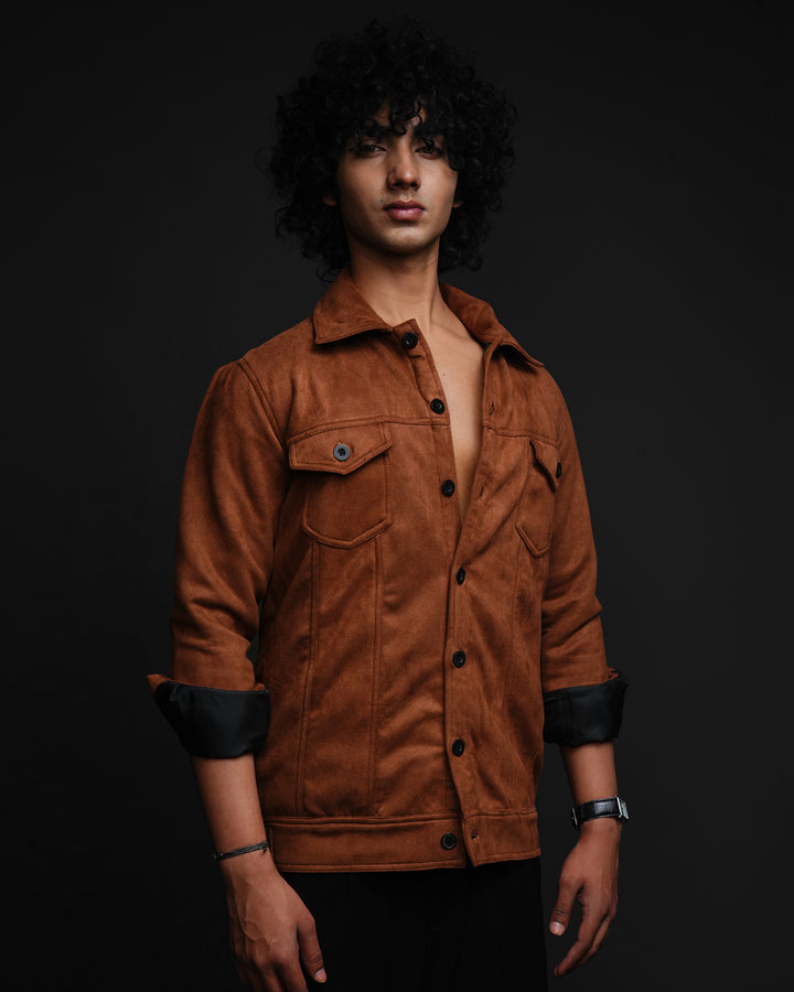 Chestnut Trucker Jacket #179