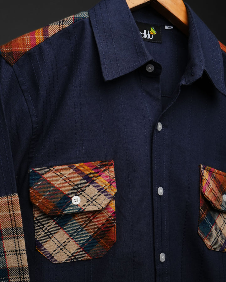 Patchwork Regular Shirt #172