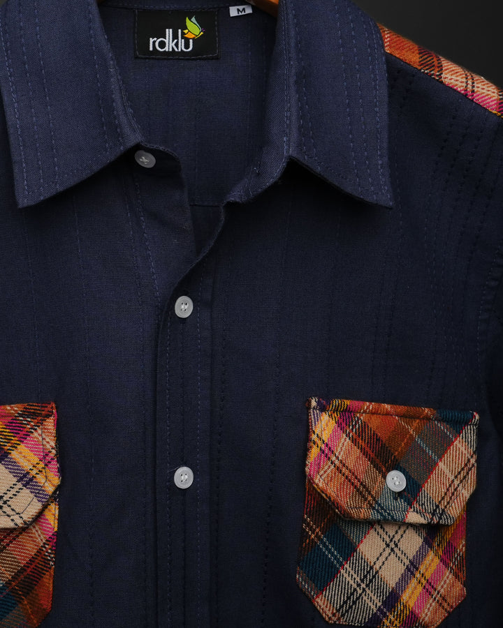 Patchwork Regular Shirt #172