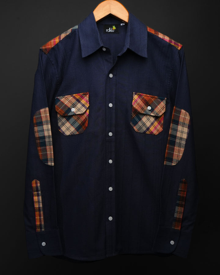 Patchwork Regular Shirt #172