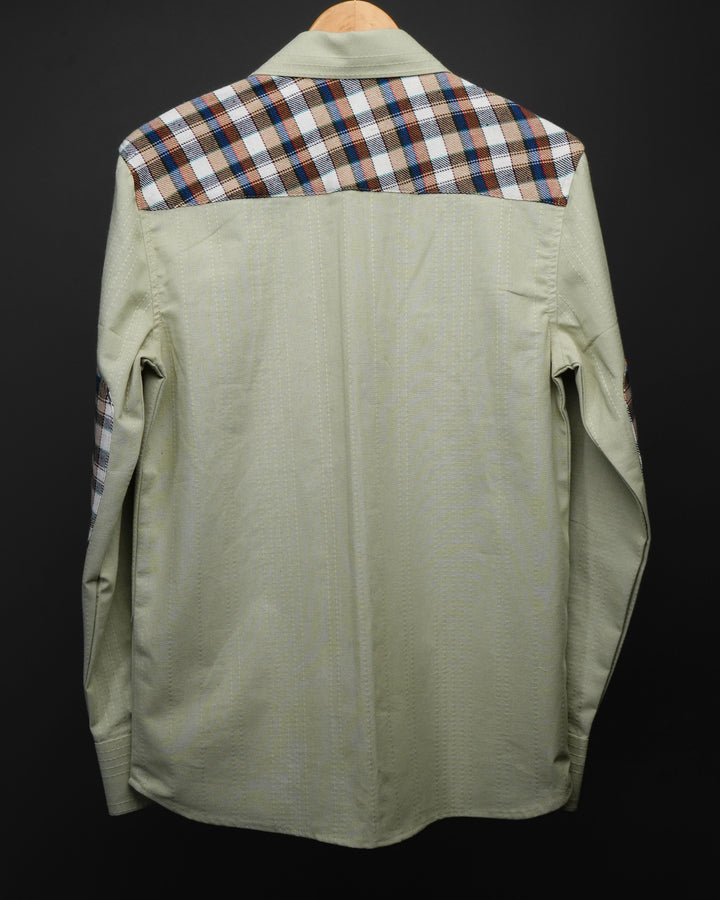 Patchwork Regular Shirt #173