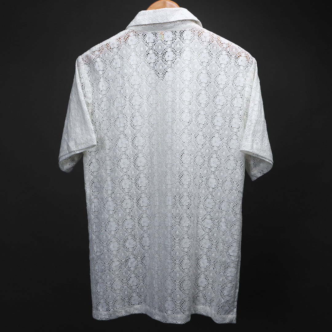 Cuban Collar Shirt For Men #135