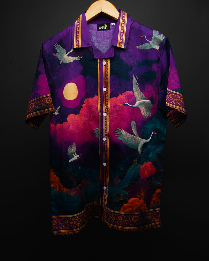 TSUKI MIRAGE * Cuban Collar Shirt #162