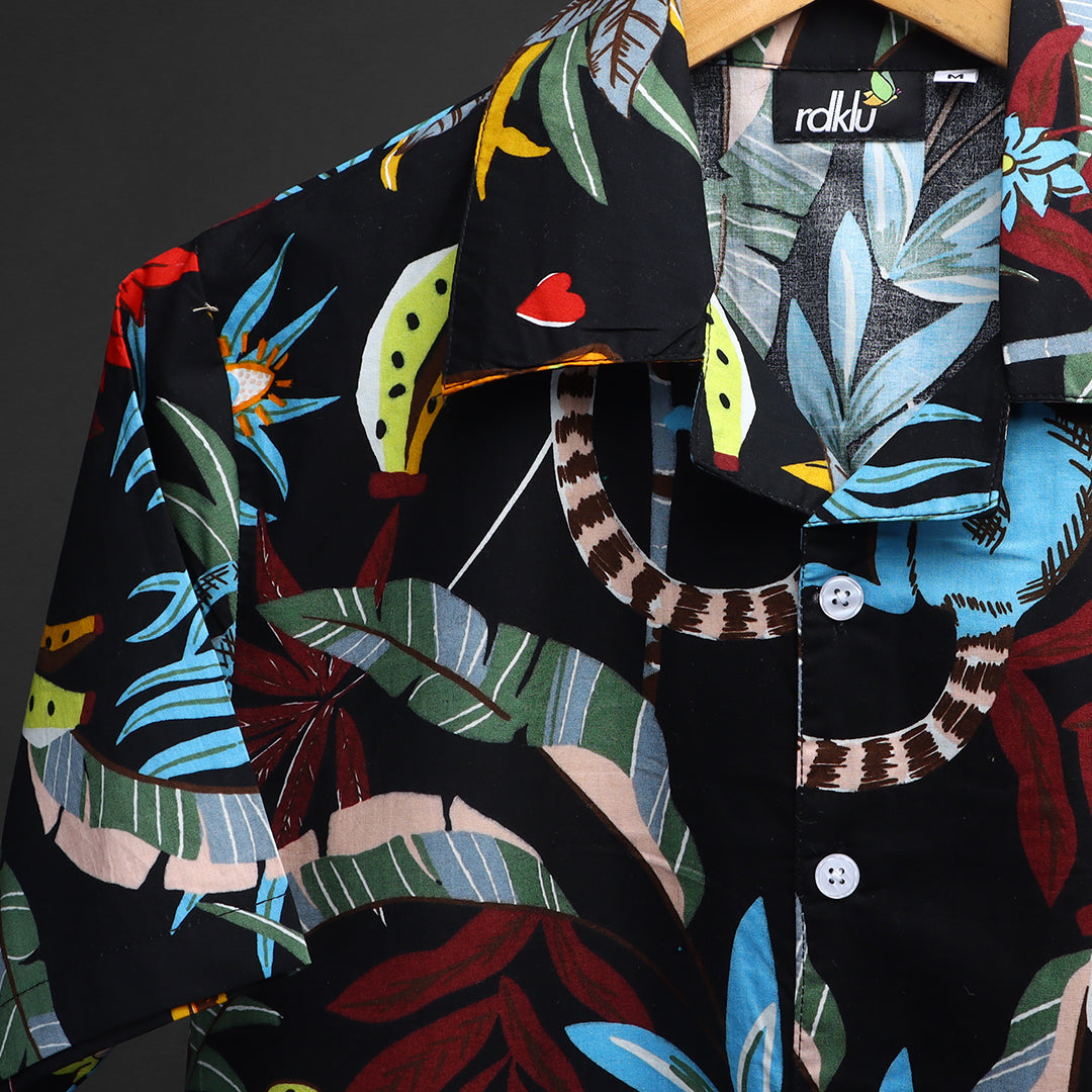 Cuban Collar Shirt For Men #141