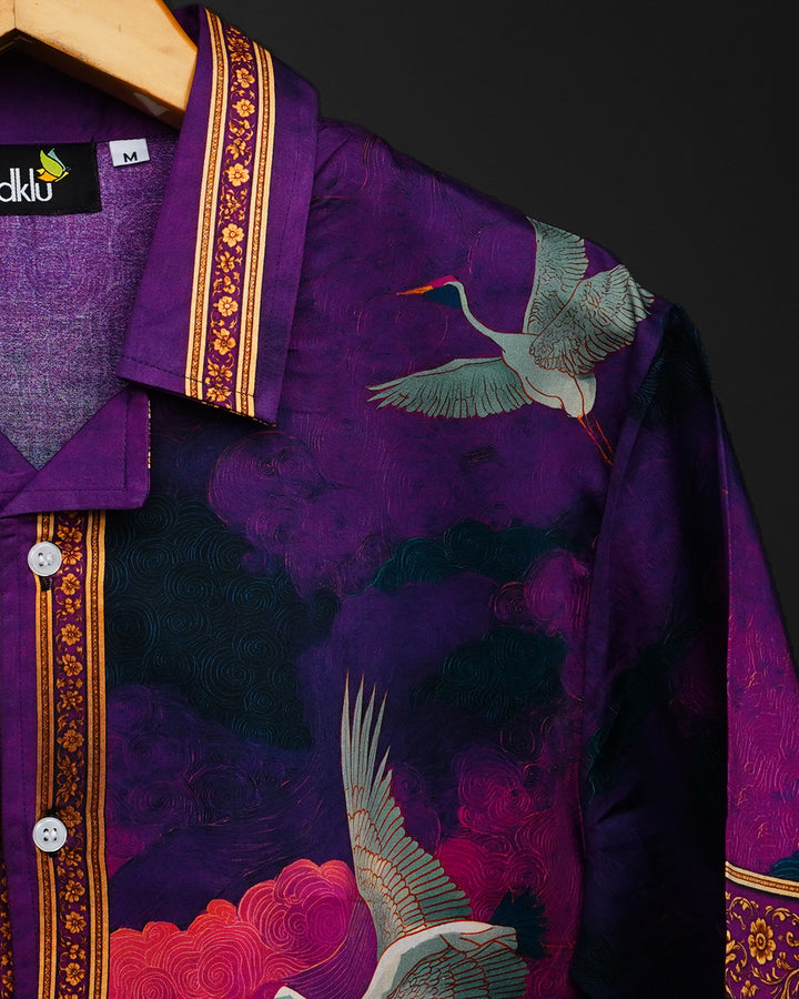 TSUKI MIRAGE * Cuban Collar Shirt #162
