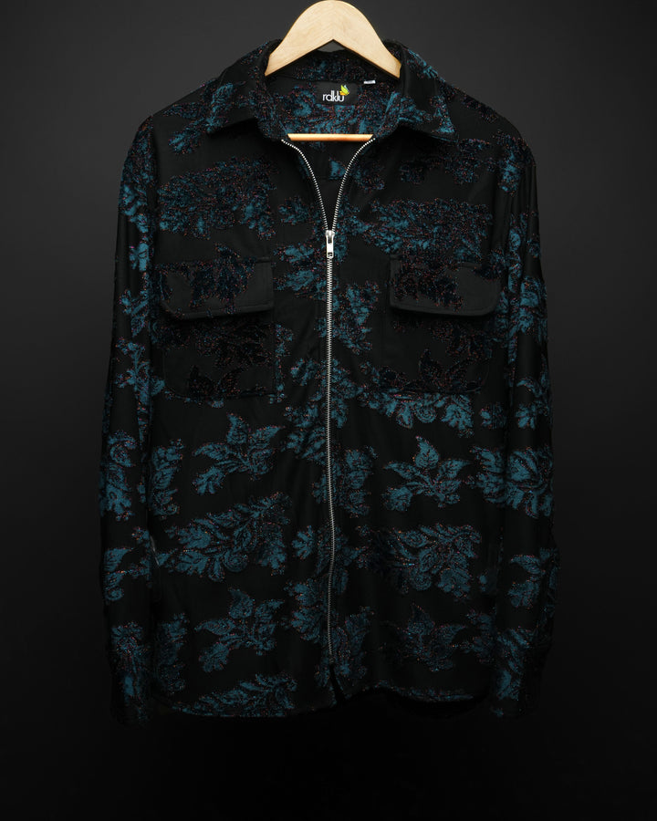 Moonlit Flora * Zip Shirt #168