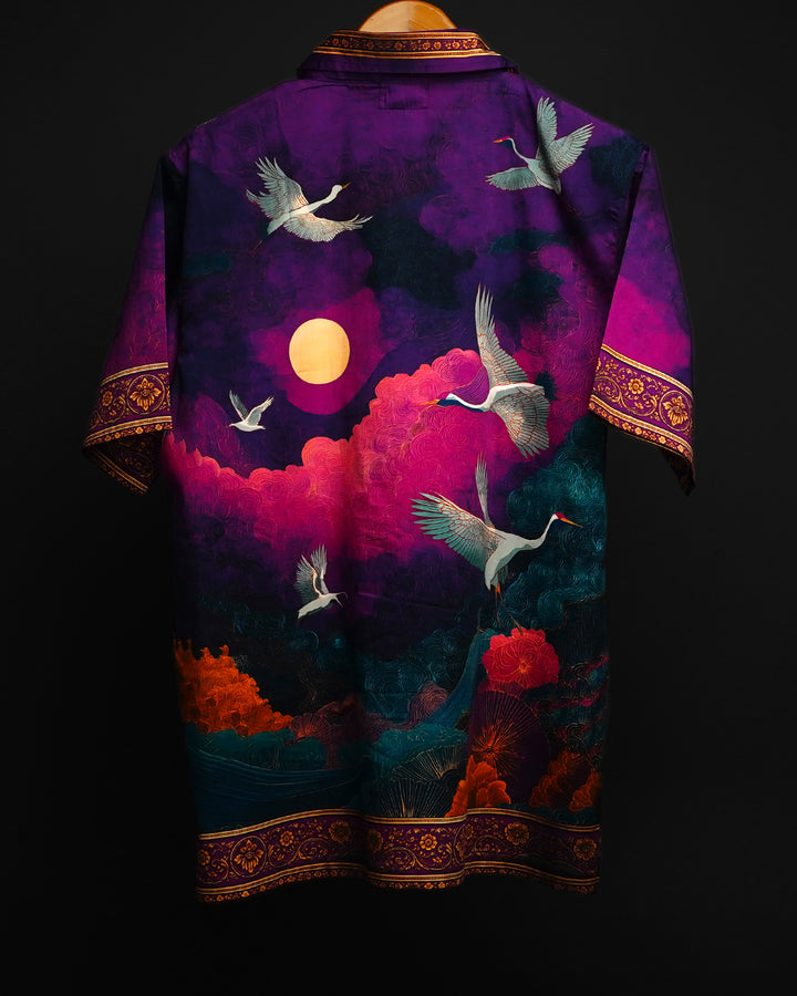 TSUKI MIRAGE * Cuban Collar Shirt #162