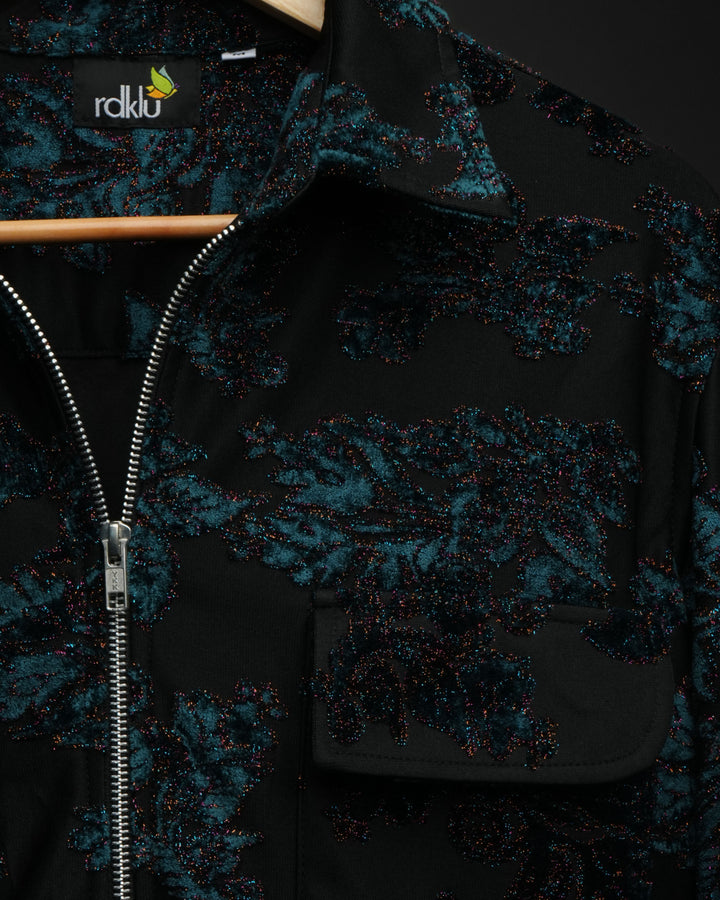 Moonlit Flora * Zip Shirt #168