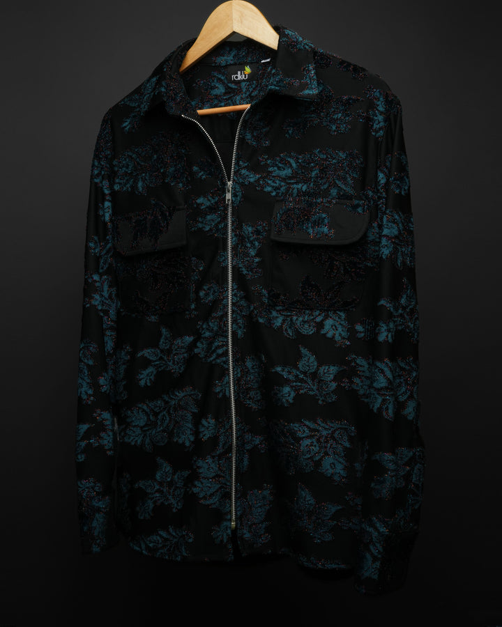 Moonlit Flora * Zip Shirt #168