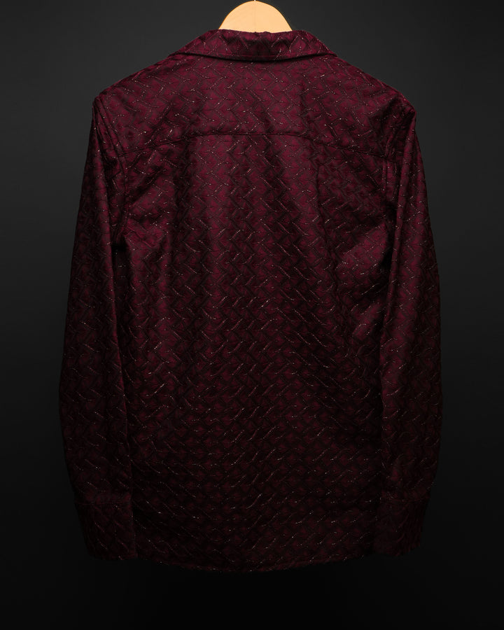 Royal Burgundy * Zip Shirt #169