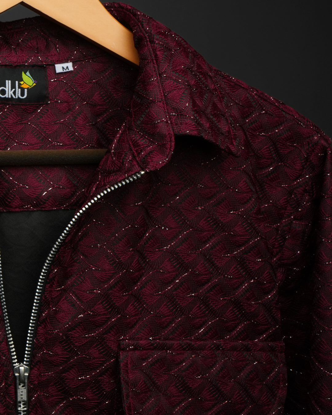 Royal Burgundy * Zip Shirt #169