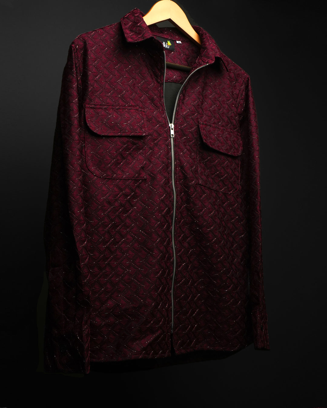 Royal Burgundy * Zip Shirt #169