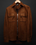 Suede Zip Shirt #161