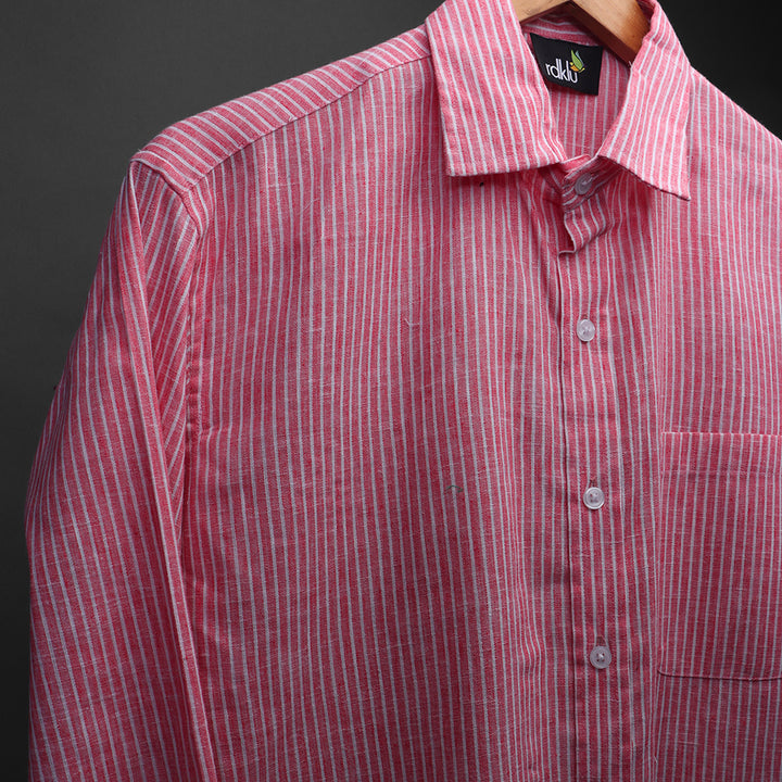 Rose Pinstripe * Striped Shirt #10