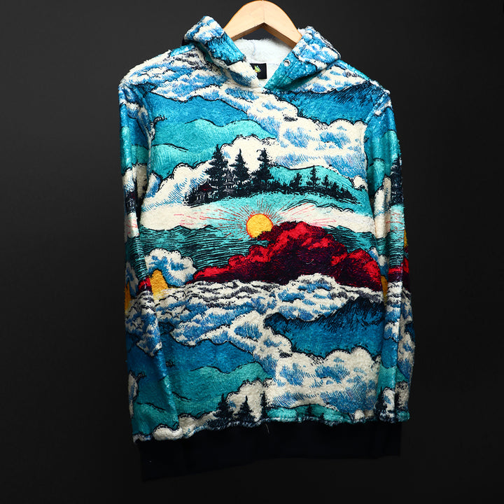 Unisex Printed Fur Hoodie #28