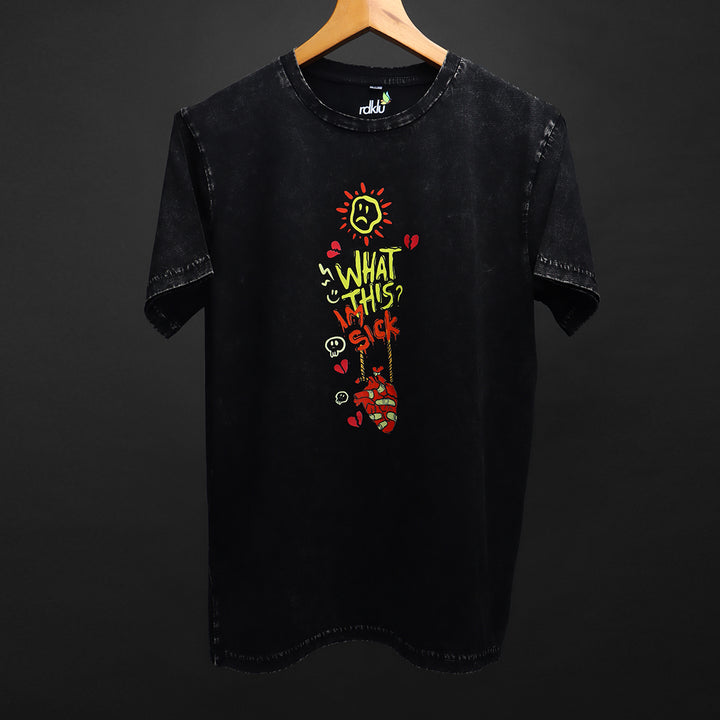 BROKEN SAINTS * ACID WASH TEE #41