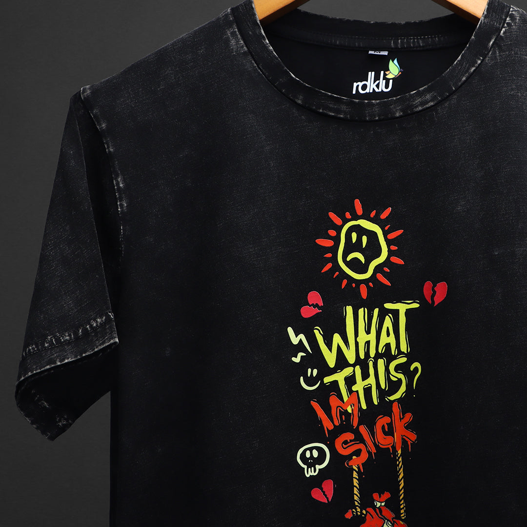BROKEN SAINTS * ACID WASH TEE #41