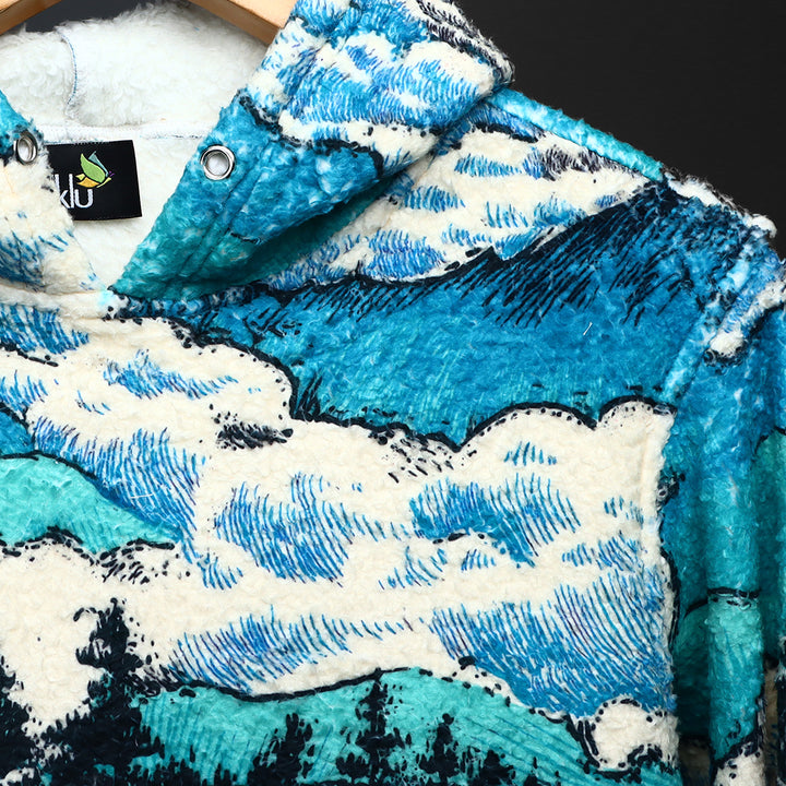 Unisex Printed Fur Hoodie #28