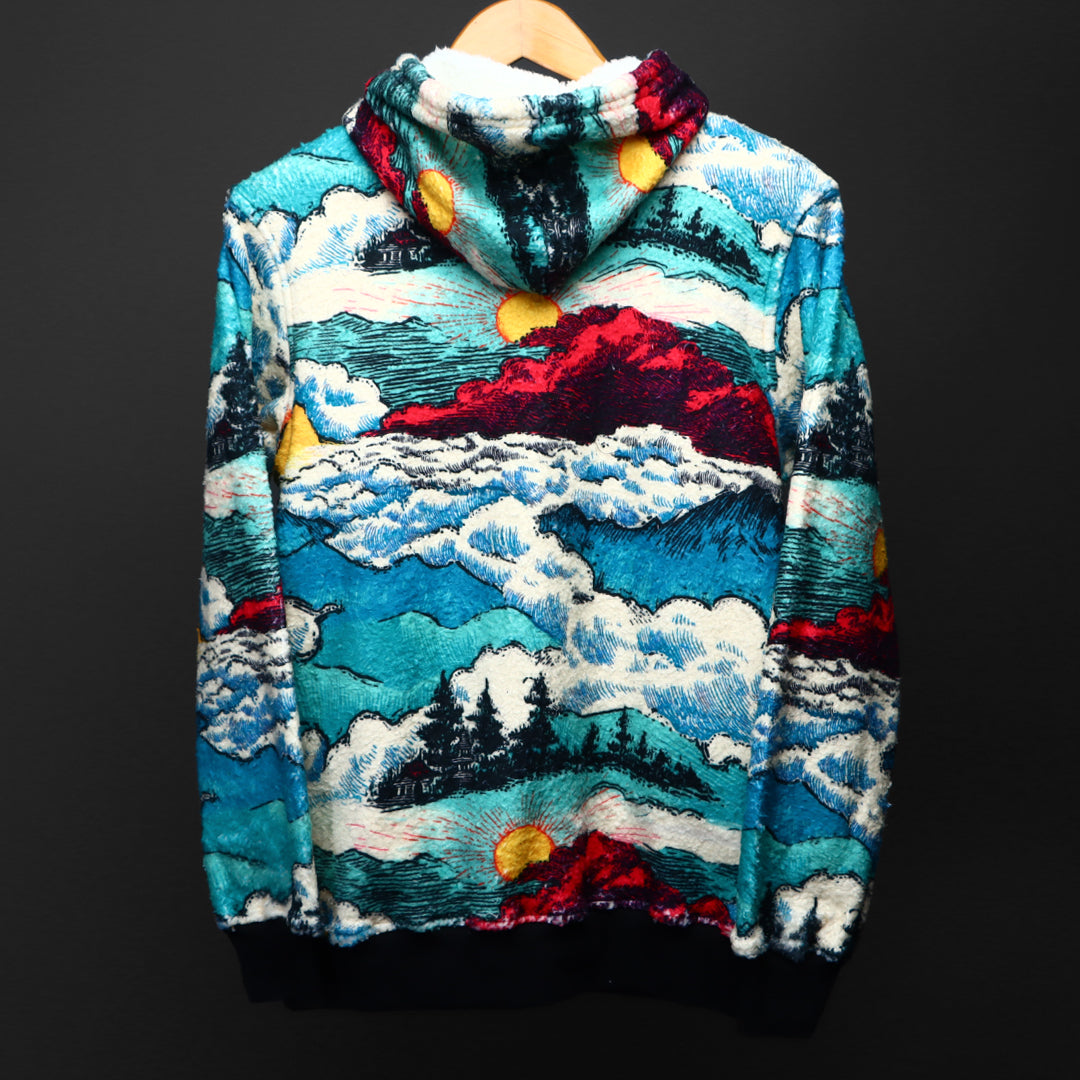 Unisex Printed Fur Hoodie #28