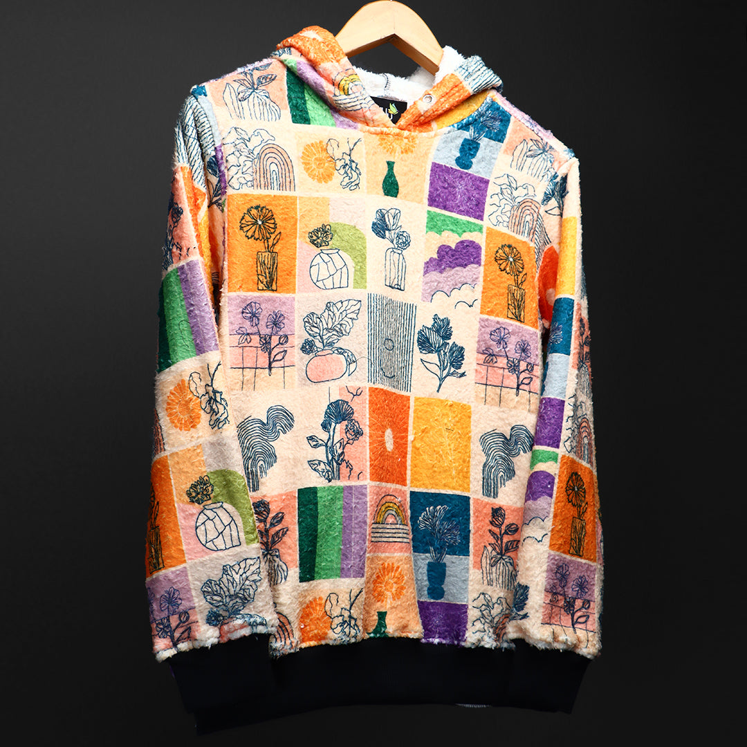 Unisex Printed Fur Hoodie #29