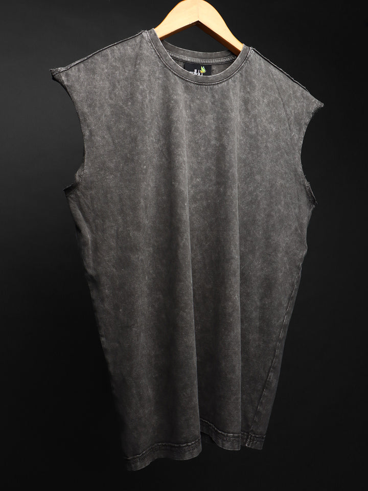 WASHED OUT BASIC * Sleeveless Vest#10