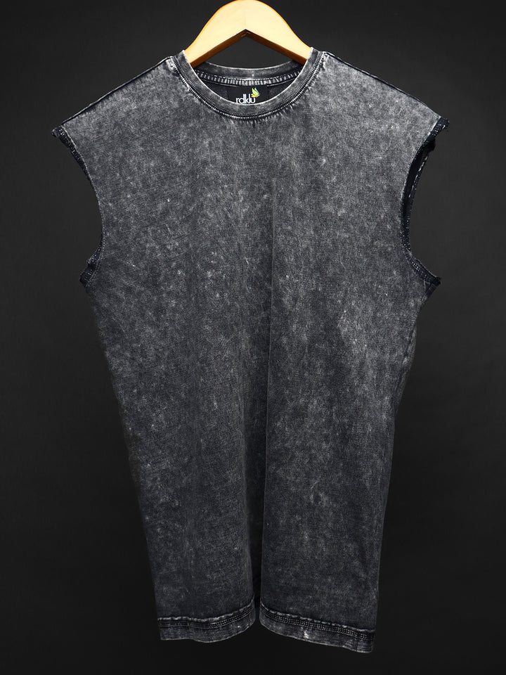 WASHED OUT BASIC * Sleeveless Vest#8