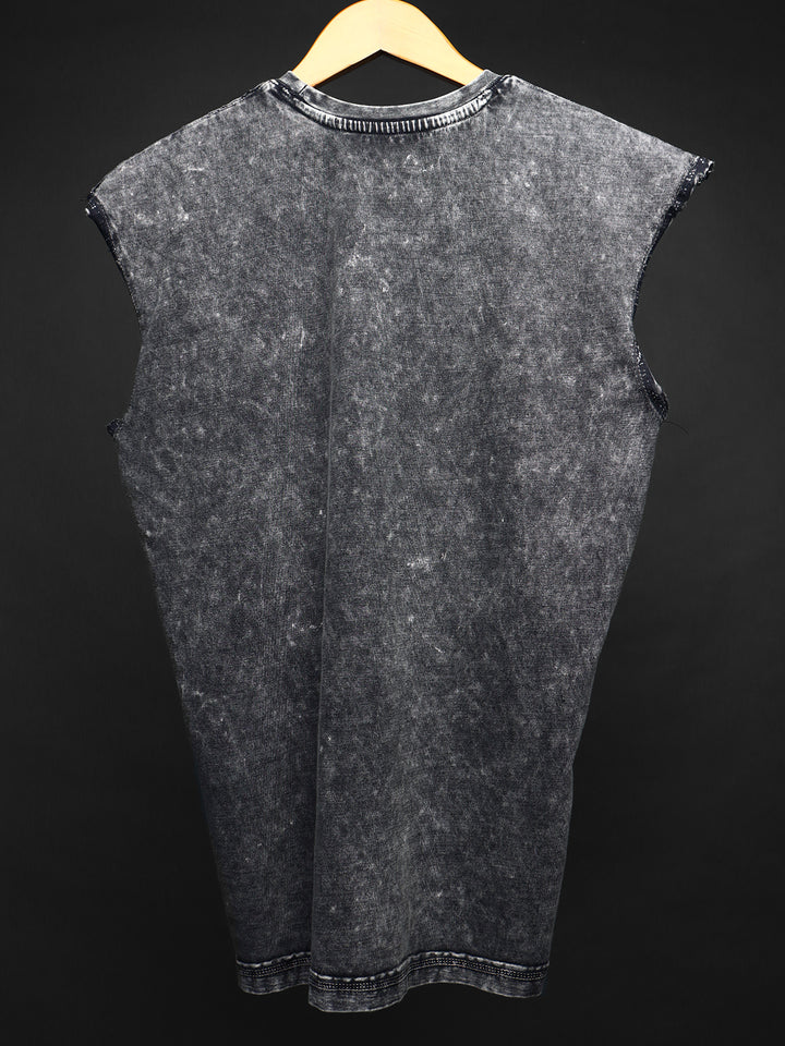WASHED OUT BASIC * Sleeveless Vest#8