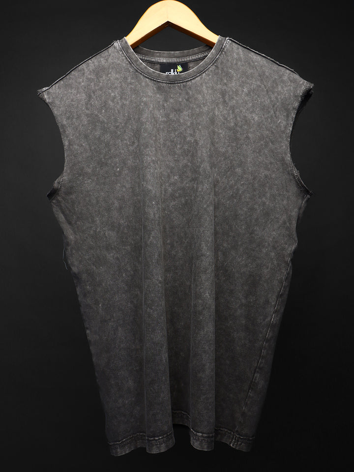 WASHED OUT BASIC * Sleeveless Vest#10