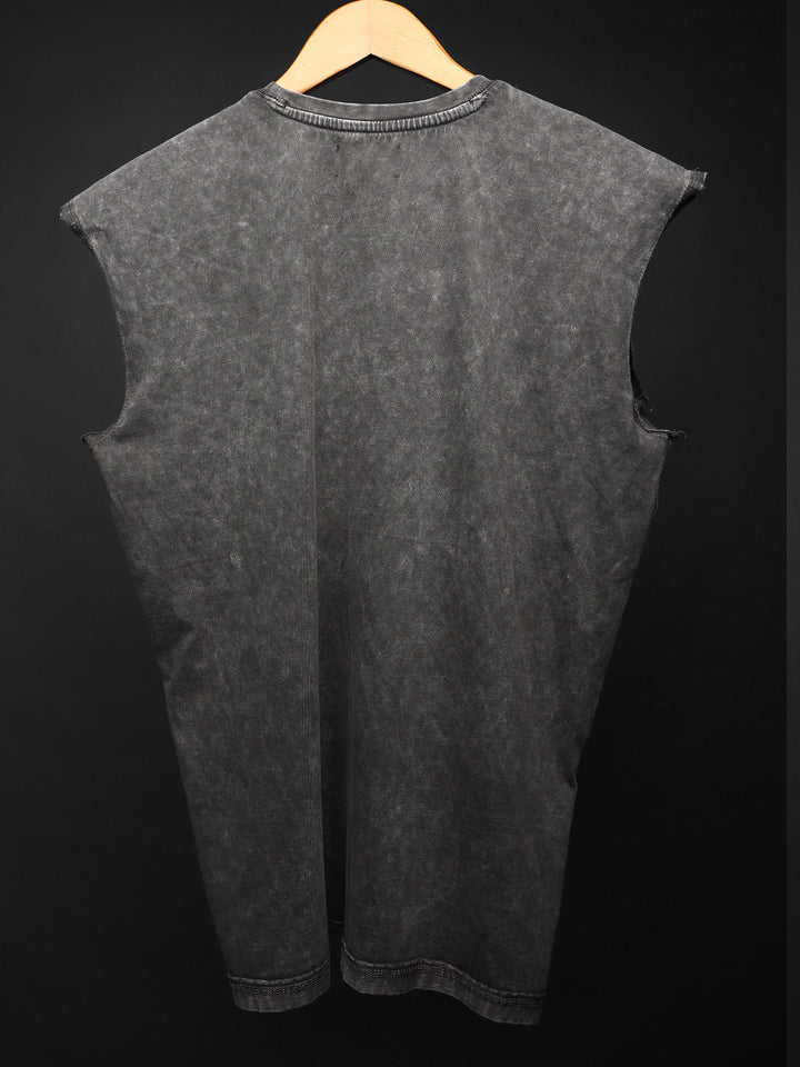 WASHED OUT BASIC * Sleeveless Vest#10
