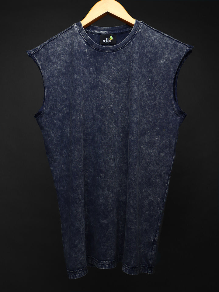 WASHED OUT BASIC * Sleeveless Vest#9