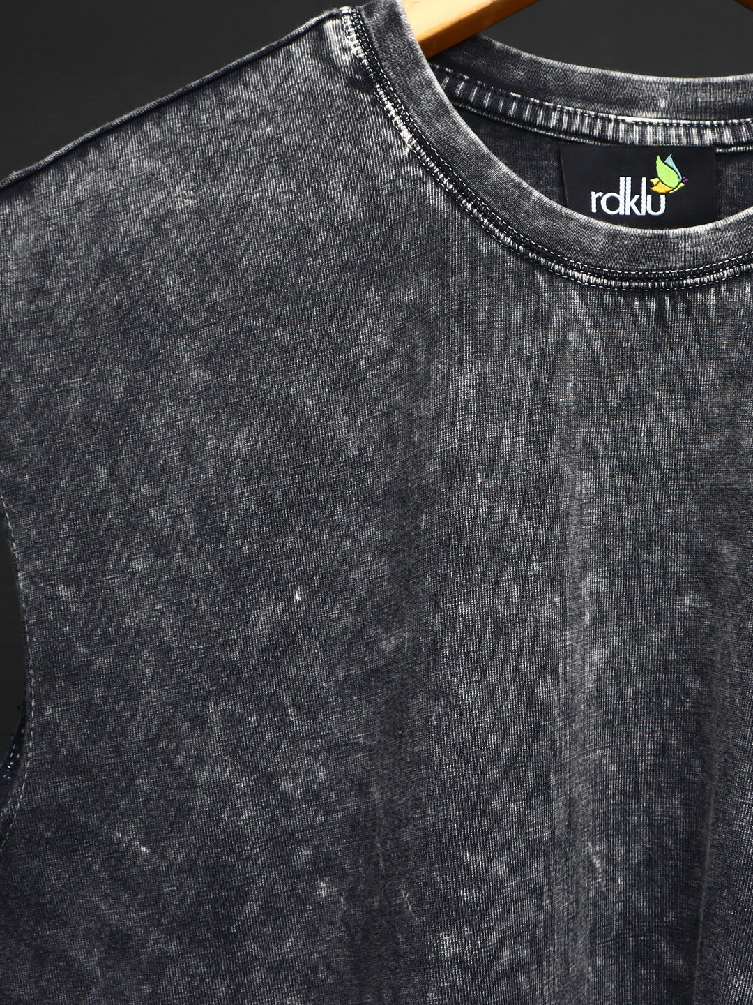 WASHED OUT BASIC * Sleeveless Vest#8