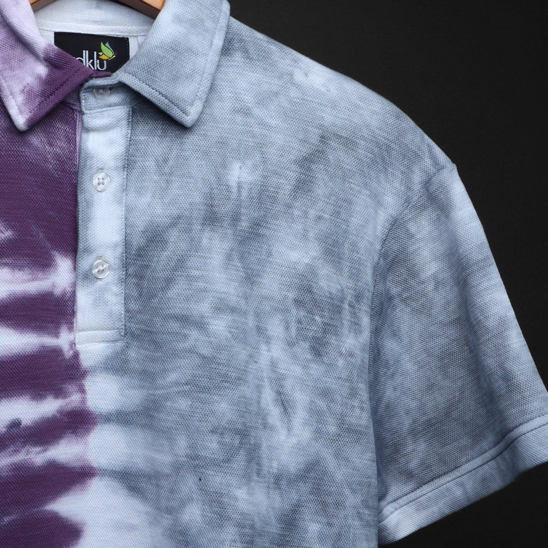 Tie Dye Polo Tee#16