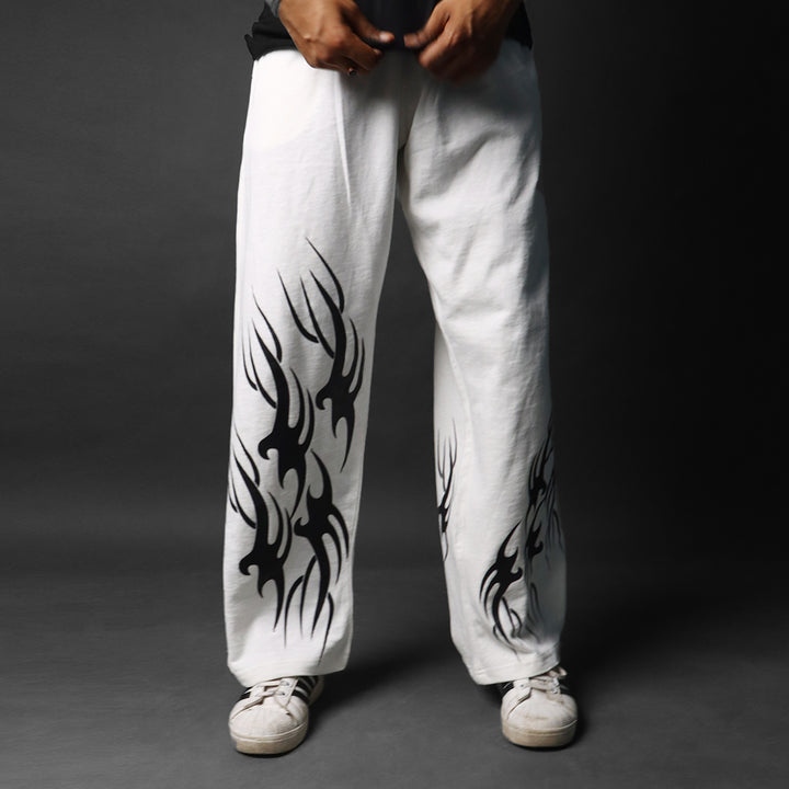 HERETIC * Printed Wide Leg Pant # 20