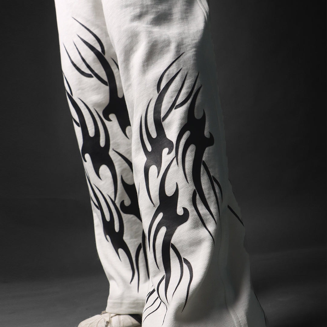 HERETIC * Printed Wide Leg Pant # 20