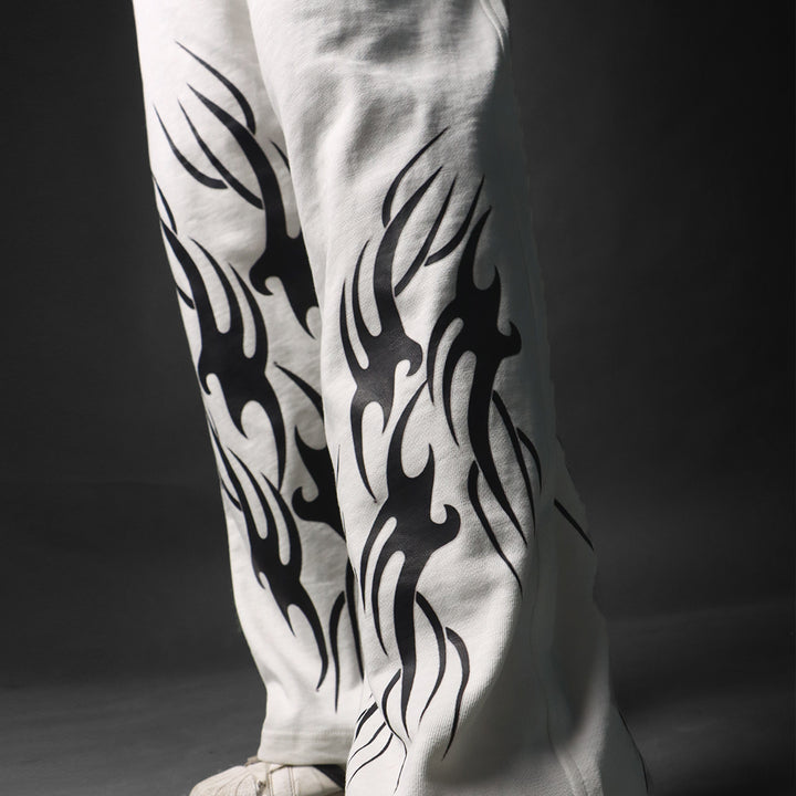 HERETIC * Printed Wide Leg Pant # 20